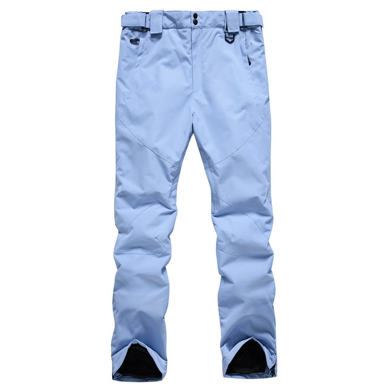 Mrat Full Length Pants Long Pants for Women Ladies And Men's Ski Pants  Large Size Warm Snowboard Double Board Waterproof Windproof Ski Pants Comfy