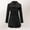Black, variant on Women's Fashion Winter Coats Notched Lapel Double Peacoat Solid Warm Trench Coat A Line Elegant Dress plus Size Ski Tops Women Wool Dress Rain Jacket for plus Size Women Winter Trench Coat Women Long