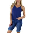 thumbnail image 5 of ToBeInStyle Women's Strappy Back V-Neck Camisole Top, 5 of 6