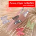 thumbnail image 4 of 50Pcs 3D Resin for Butterfly Nail Art Decorations Crystal for Aurora Glitter Holographic Decal Charms Ornaments for DIY, 4 of 4