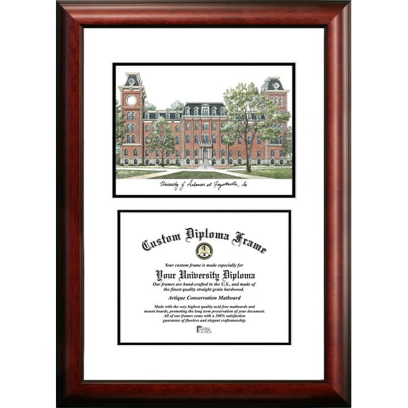 University of Arkansas 8.5" x 11" Scholar Diploma Frame