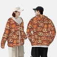 thumbnail image 4 of Balery Brown Owl Sudadera ligera de manga larga con capucha y protección solar UPF 50+ para hombre y mujer, ideal para pesca y running-Small, 4 of 7