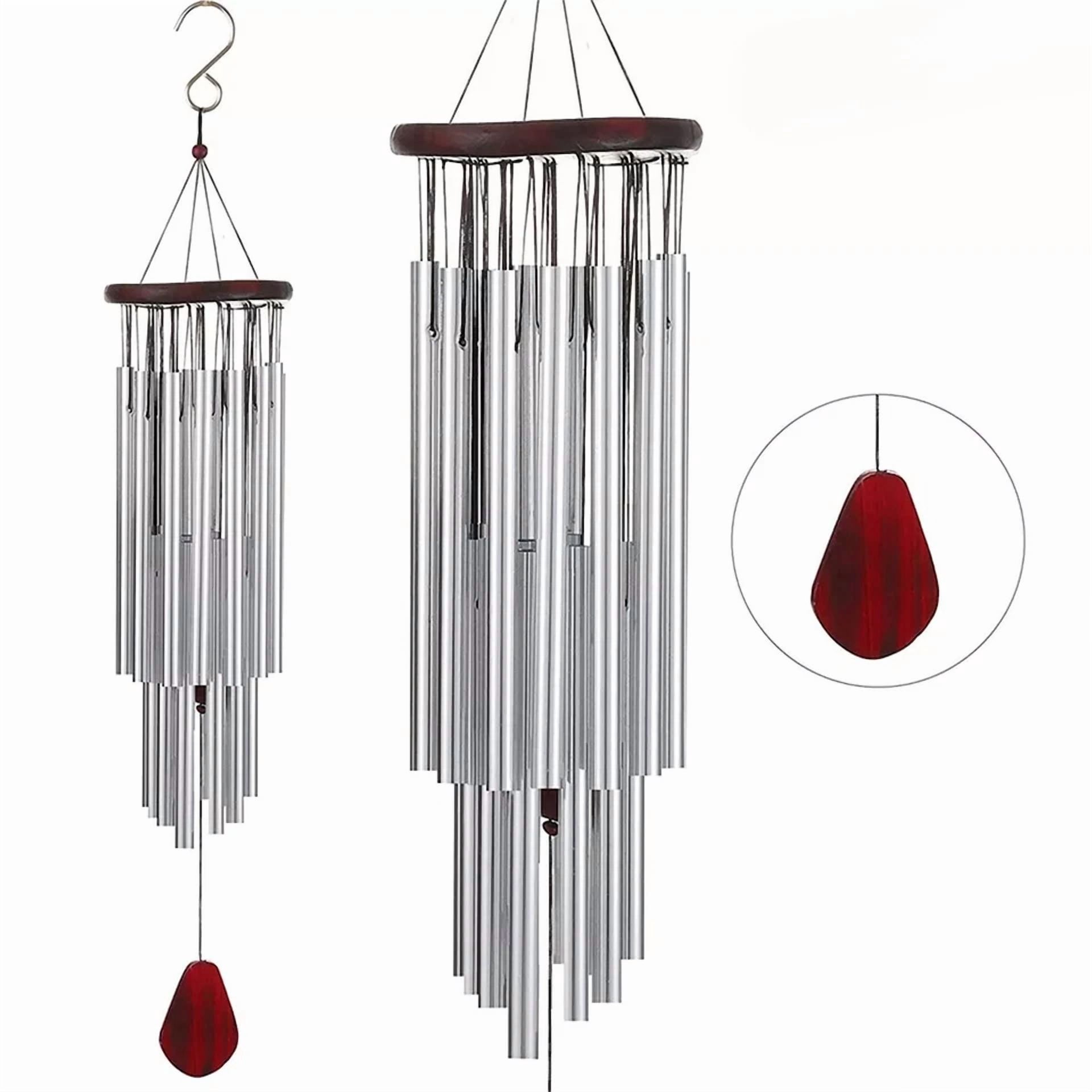 PURELY- Large 27 Tubes Windchime Chapel Bells Wind Chimes Outdoor Garden Home Decor Gift