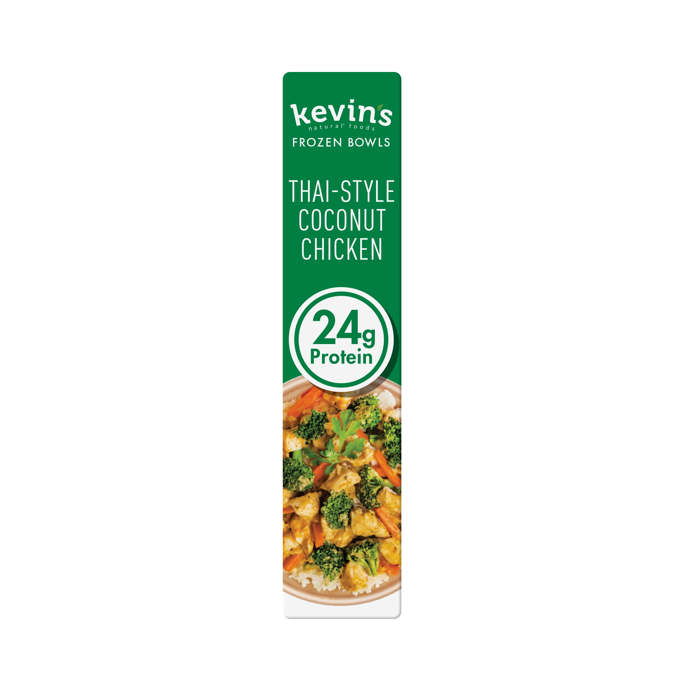 Kevin's Natural Foods Thai-Style Coconut Chicken, Frozen, 9.5 oz Bowl