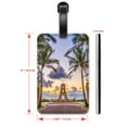 thumbnail image 2 of Clock by the Sea - Luggage ID Tags / Suitcase Identification Cards - Set of 2, 2 of 5