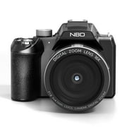 NBD Digital Camera for Photography,4K 64MP Video Camera with 16X Digital Zoom and 32GB SD Card Black
