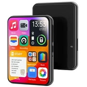 256GB Support Mp3 Player with Bluetooth, Portable Digital Lossless Music Player with 2.4 in Full Touchscreen, Mp4 Video Player with Speaker & Earphones, FM Radio, Voice Recorder, E-Book