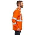 thumbnail image 5 of Bass Creek Outfitters Men's Flame Resistant Hi-Vis Safety Long Sleeve Knit Top, Sizes M-2XL, 5 of 12