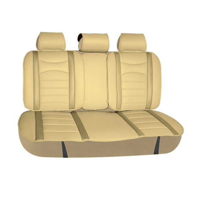 NeoBlend Leatherette Car Seat Covers Fit For Car Truck SUV Van - Rear Bench