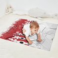 thumbnail image 2 of Red Christmas Reindeer Pattern Blanket,Comfortable Soft Flannel Throw Blanket,All Season,Warm Lightweight Blankets for Sofa Bed Couch Living Room Chair,30"x40", 2 of 4