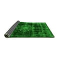 thumbnail image 2 of Ahgly Company Indoor Square Abstract Green Modern Area Rugs, 4' Square, 2 of 4