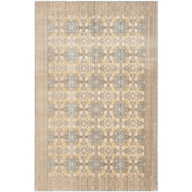 Safavieh Valencia Arielle Border Polyester Area Rug Light Grey Multi 4 X 6 Walmart Com Safavieh Valencia Arielle Border Polyester Area Rug Light Grey Multi 4 X 6 Walmart Com
