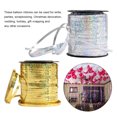 thumbnail image 3 of Balloon Ribbon Foil Satin Curling Ribbons Birthday Christmas Balloon Ribbon Wedding Home Decor Room Cake Band Crafts Kids DIY Accessories Silver, 3 of 6