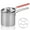 Pot+Basket+Lid+Stove Rack, variant on Fvkrnyz Deep Fryer with Strainer Basket and Handle Stainless Steel Fry Pot Durable Food Grade Outdoor Fryer with Lid Portable Food Cooking Pot for Frying Fish Shrimp Chicken and Fries