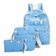 thumbnail image 1 of Sywqhk 3 Uds 2017 Nuevas Mujeres Mochila Encantadora Conejito Estampado Niñas Mochila Escolar (Azul)-151298.02 Sywqhk Para estrenar, 1 of 7
