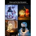 thumbnail image 2 of 12 Pack Fairy Lights Battery Operated String Lights 6.6ft 20 Led Waterproof Silver Wire Light for DIY Party Wedding Christmas Valentines Day Decoration, 2 of 7