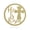 Gold, variant on RealSteel He Is Risen Wall Art – Inspirational Christian Décor – Celebrate Faith and Easter (24"/Gold)