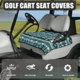 thumbnail image 3 of Whosucclay Geometric Pattern Design Breathable Cover, 4 Storage Pockets Anti-Scratch Towel Quilted Protective Cover for Club Car Yamaha EZGO, 52.36"x 32.28", 3 of 7