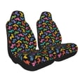 thumbnail image 2 of Naloa Colorful Geometric Dog Car Seat Covers 2PCs Front Car Seat Covers Universal fit for Most Cars SUVs and Trucks - 2 PCS, 2 of 5