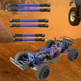 thumbnail image 1 of 6 piezas de varilla de tracción para coche RC, varilla de enlace de Metal, pieza de repuesto, accesorio para coche RC, varilla de enlace Servo para Azul, 1 of 10