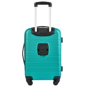 Wrangler 2-Piece Expandable Hard Side Carry-on Luggage Set, Teal