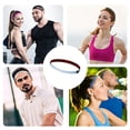 thumbnail image 3 of NIBOLOG Elastic Sports Headband Silicone Non-Slip Breathable Sweatband Moisture-wicking Running Headband for Yoga Fitness Men Women, 3 of 8