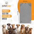 thumbnail image 3 of Toalla para perros PAWPUP 140 x 71 cm de microfibra gris con bolsillos, 3 of 7