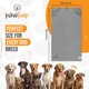 thumbnail image 3 of Toalla para perros PAWPUP 140 x 71 cm de microfibra gris con bolsillos, 3 of 7