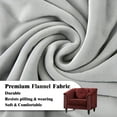 thumbnail image 2 of Aukfa Sofa Chair, Flannel Accent Chair with Pillow for Living Room, Red, 2 of 9