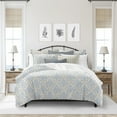 thumbnail image 2 of 6ix Tailors  Adira Duvet Cover & 2 Pillow Shams Set, Taupe - California King Size - 3 Piece, 2 of 5