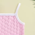 thumbnail image 6 of Xyant Baby Girl Summer Clothes Solid Color Sleeveless Tank Top Shorts Set Cute Toddler Infant Girl Outfit (Pink,2-3 Years）, 6 of 7