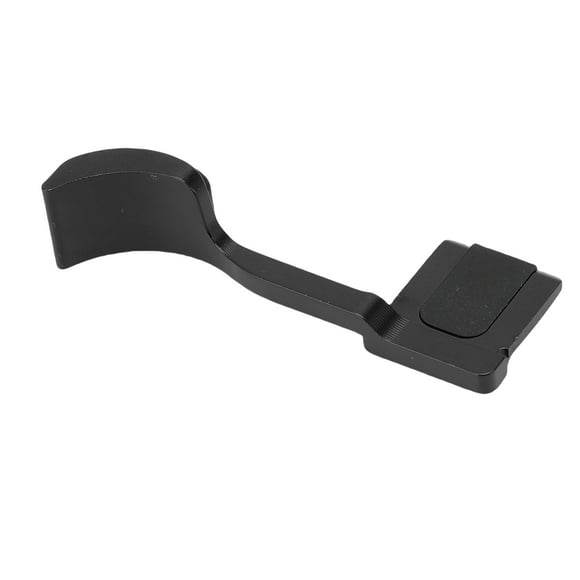Metal Thumb Grip Replacement for Q3 Camera Hot Shoe Thumb Up Rest Support Handgrip with Sponge Secure Plug Ergonomic Design Aluminum Alloy CNC Machining