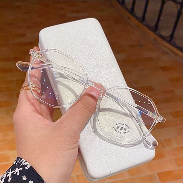 Gafas de lectura para mujer, anteojos polígonos de moda para presbicia, grado 0 A + 4,0
