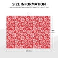 thumbnail image 2 of Sikiie Red Hibiscus Flower Dish Drying Mat, Kitchen Counter Mat, Self Drying Mat for Kitchen Counter Dish Drying Pad ,for Dishes, Utensils, Pots and Pans（24" x 18"）, 2 of 7