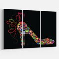 thumbnail image 3 of Design Art - Chaussure Colorée avec un Nœud, 3 of 3