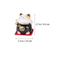 thumbnail image 2 of 5Pcs Innovative Fortune Cat Ornament Mini Ceramic Auspicious Cat Art Crafts, 2 of 9