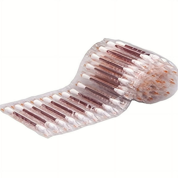 100pcs Disposable Iodine Cotton Swab Disinfection Cotton Swab Medical Iodine Cotton Swab Cleaning Wound Care Disinfection Suitable For Outdoor Medical Supplies Medical Iodine Cotton Swab