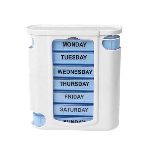Caja De Medicamentos Organizada Para 7 Pastillas Del Día