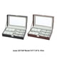 thumbnail image 2 of Guardurnaity Reloj 6 3 Caja de ranuras Almacenamiento de cuero Pantalla Gafas Organizador Gafas Estuche de lujo Soporte de almacenamiento de moda Ropa, zapatos y accesorios Miscelánea Negro Guardurnaity AP018017-01, 2 of 6