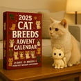 thumbnail image 2 of 2025 Cat Breeds Advent Calendar with Collectible Figures, Daily Holiday Surprise for Kids and Adults, Perfect Gift for Cat Lovers, 2 of 5