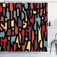 thumbnail image 1 of Ambesonne Abstract Shower Curtain, Fractal Funky Forms, 69"Wx84"L, Multicolor, 1 of 3