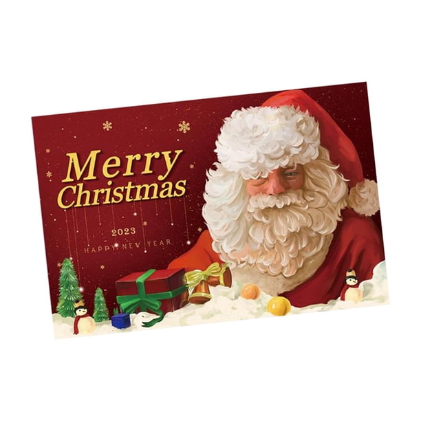 Alfombra de Papá Noel con decoración navideña rectangular antideslizante, alfombra grande para 80cmx120cm