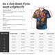 thumbnail image 5 of Balery Vibrant Rooster Painting Camisas hawaianas de manga corta para hombre, camisas playeras de corte holgado, camisas de vacaciones con botones,Large, 5 of 7