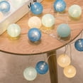 thumbnail image 4 of 1 Set 300cm String Lights Powerful Easy to Install Cotton Line LED Ball Fairy Lights for Wedding, 4 of 8