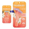 thumbnail image 4 of Skintimate Vanilla Sugar Disposable Razors, 4 Ct, 4 of 9