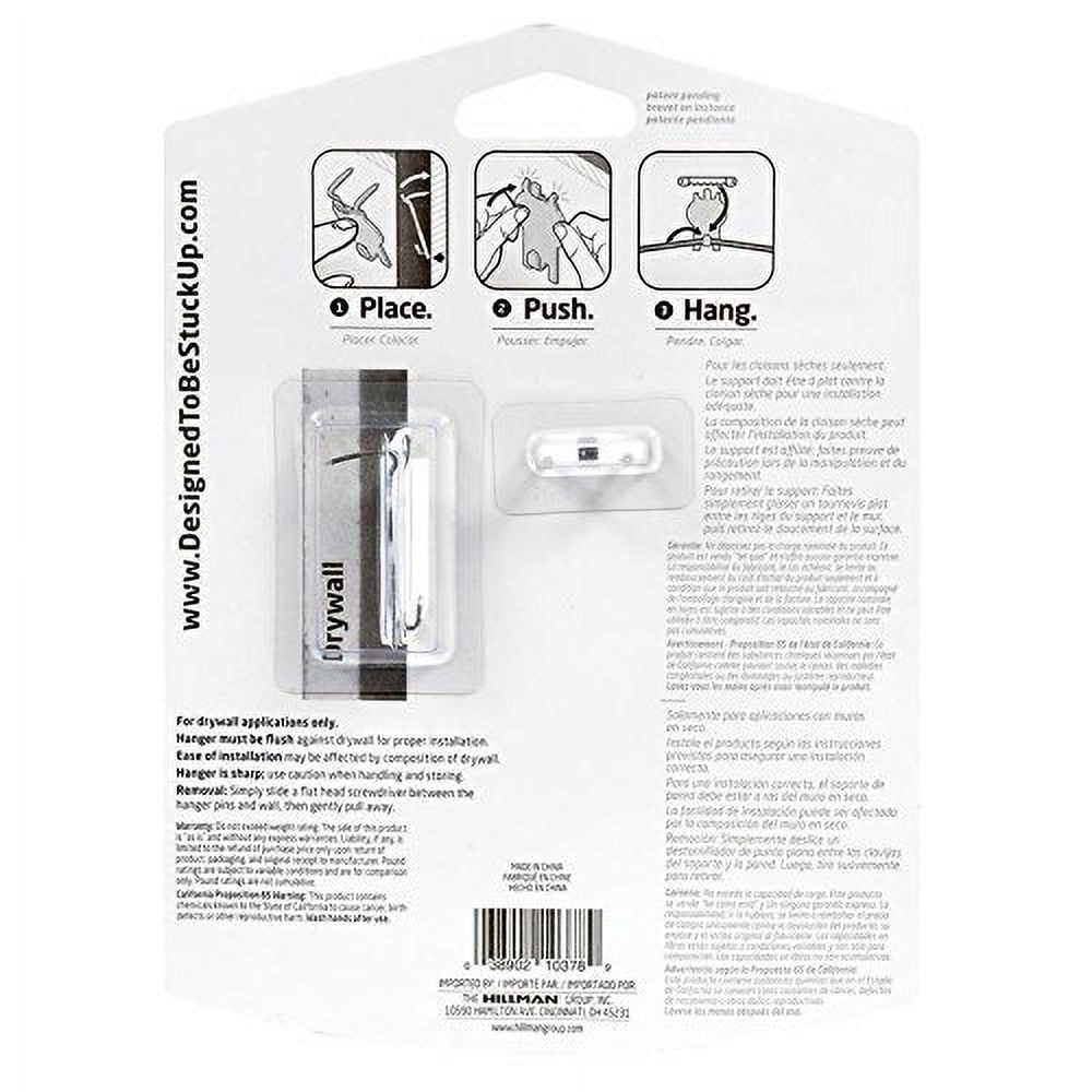 Hillman Fasteners 515313 5-Pc. Picture Hanging Kit, Holds 20-Lbs. - 2 Packs
