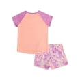 thumbnail image 2 of Wonder Nation Girls Short Sleeve and Short Pajamas Set, 2-Piece, Sizes 4-18 & Plus, 2 of 2