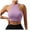 Purple, variant on HOWPAY Full Coverage Bras for Women Push up No Underwire Wireless Supportive Stretch Sports Pullover Tank Tops Comfortable Soft T-Shirt Bra Black L