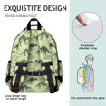 thumbnail image 5 of Dinosaur Skeleton Black Pattern Cute School Backpack Bag for School with Padded Back and Adjustable Shoulder Straps 15.25"x11.5"x5.25", 5 of 5