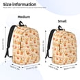 thumbnail image 3 of Lsque Fall Leaves Pattern Canvas Daypack, Durable Backpack, High-quality Versatile Backpack,Vintage Compact Backpack-Medium, 3 of 6